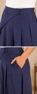 Load image into Gallery viewer, INDIGO TAMARI PANTS
