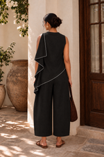 Load image into Gallery viewer, ALBA COORD SET (BLACK - With Pants)
