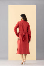 Load image into Gallery viewer, CAARA SCARLET DRESS
