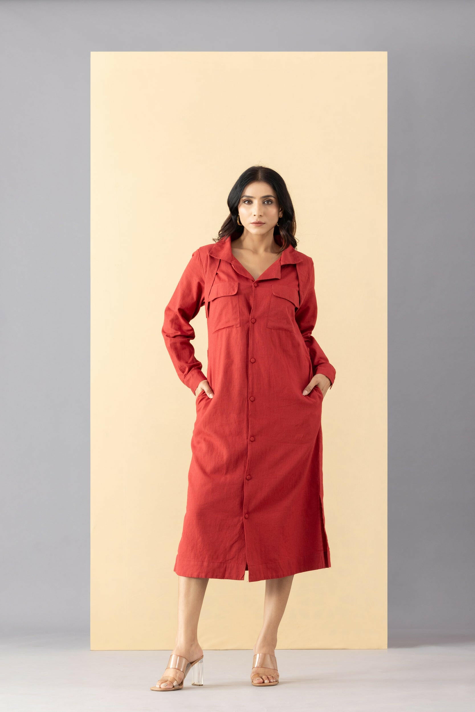 CAARA SCARLET DRESS