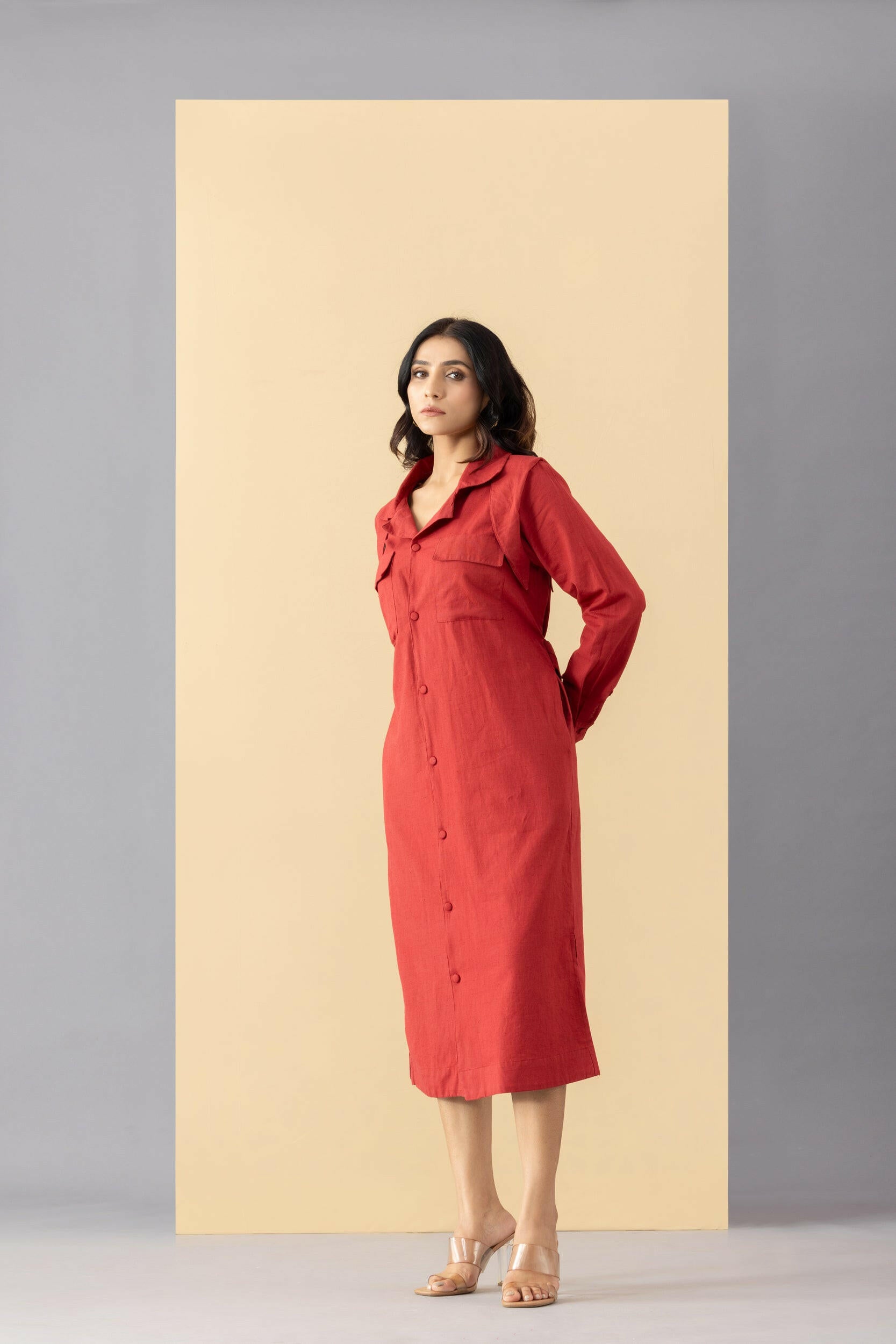 CAARA SCARLET DRESS