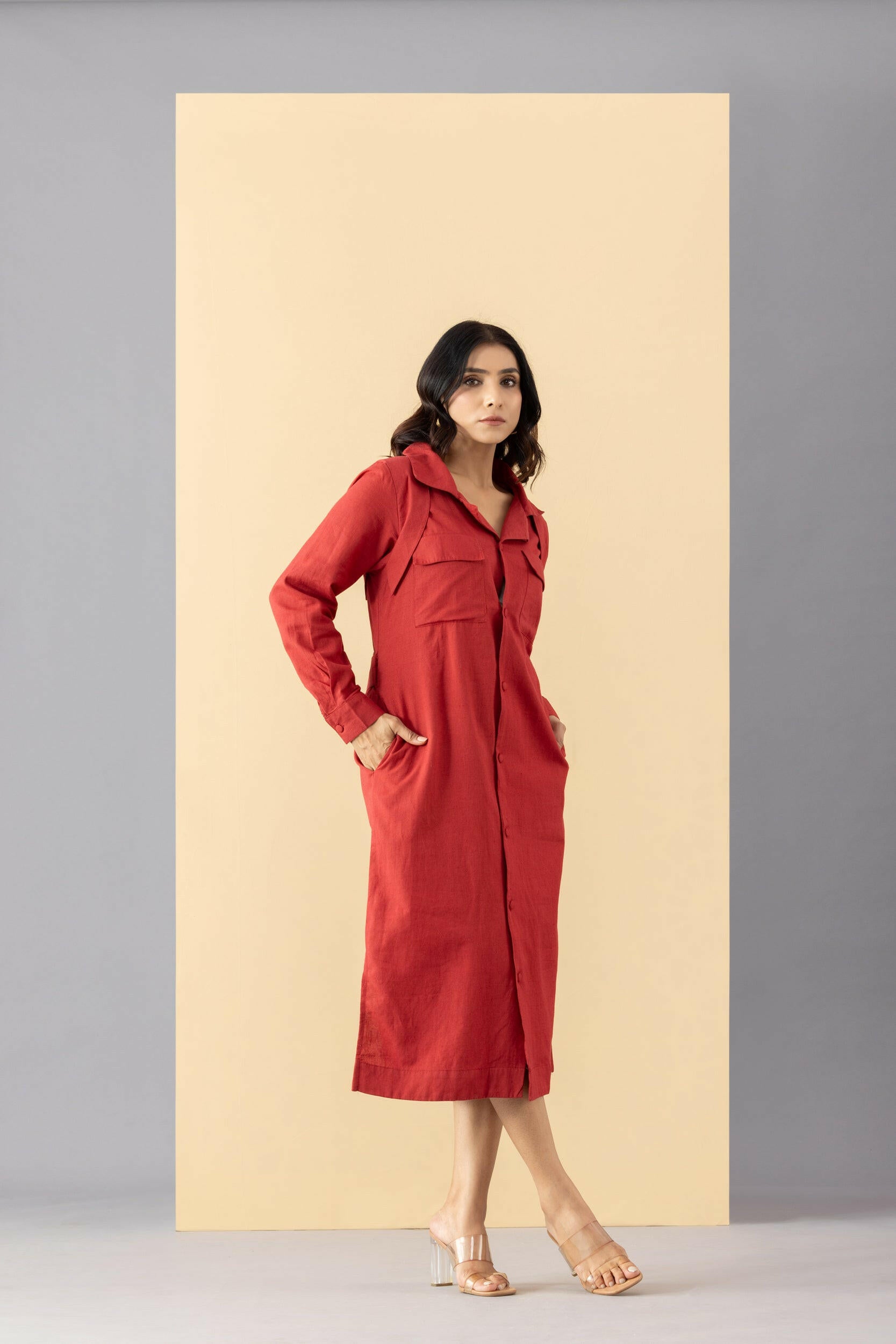 CAARA SCARLET DRESS