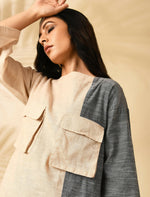 Load image into Gallery viewer, SIRAI 2-TONE CUBE TUNIC
