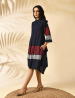 Load image into Gallery viewer, CHAKHRA KANTHA TUNIC DRESS (RED)
