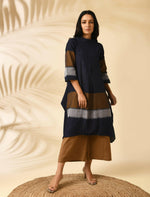 Load image into Gallery viewer, CHAKHRA KANTHA TUNIC-DRESS (MUSTARD)
