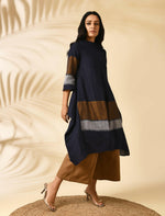 Load image into Gallery viewer, CHAKHRA KANTHA TUNIC-DRESS (MUSTARD)
