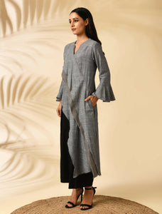 SLATE HIGH-LOW TUNIC