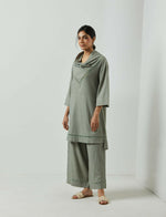 Load image into Gallery viewer, PALE OLIVE FOLIO TUNIC - 1 PC
