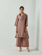 Load image into Gallery viewer, PALE MAUVE FOLIO TUNIC - 1 PC
