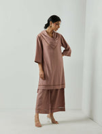 Load image into Gallery viewer, PALE MAUVE FOLIO TUNIC - 1 PC
