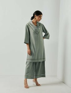 PALE OLIVE FOLIO TUNIC - 1 PC