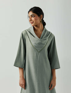 PALE OLIVE FOLIO TUNIC - 1 PC