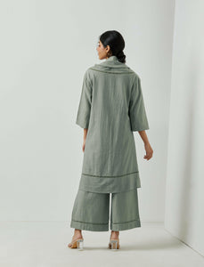 PALE OLIVE FOLIO TUNIC - 1 PC