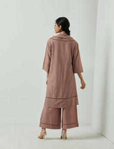 PALE MAUVE FOLIO TUNIC - 1 PC