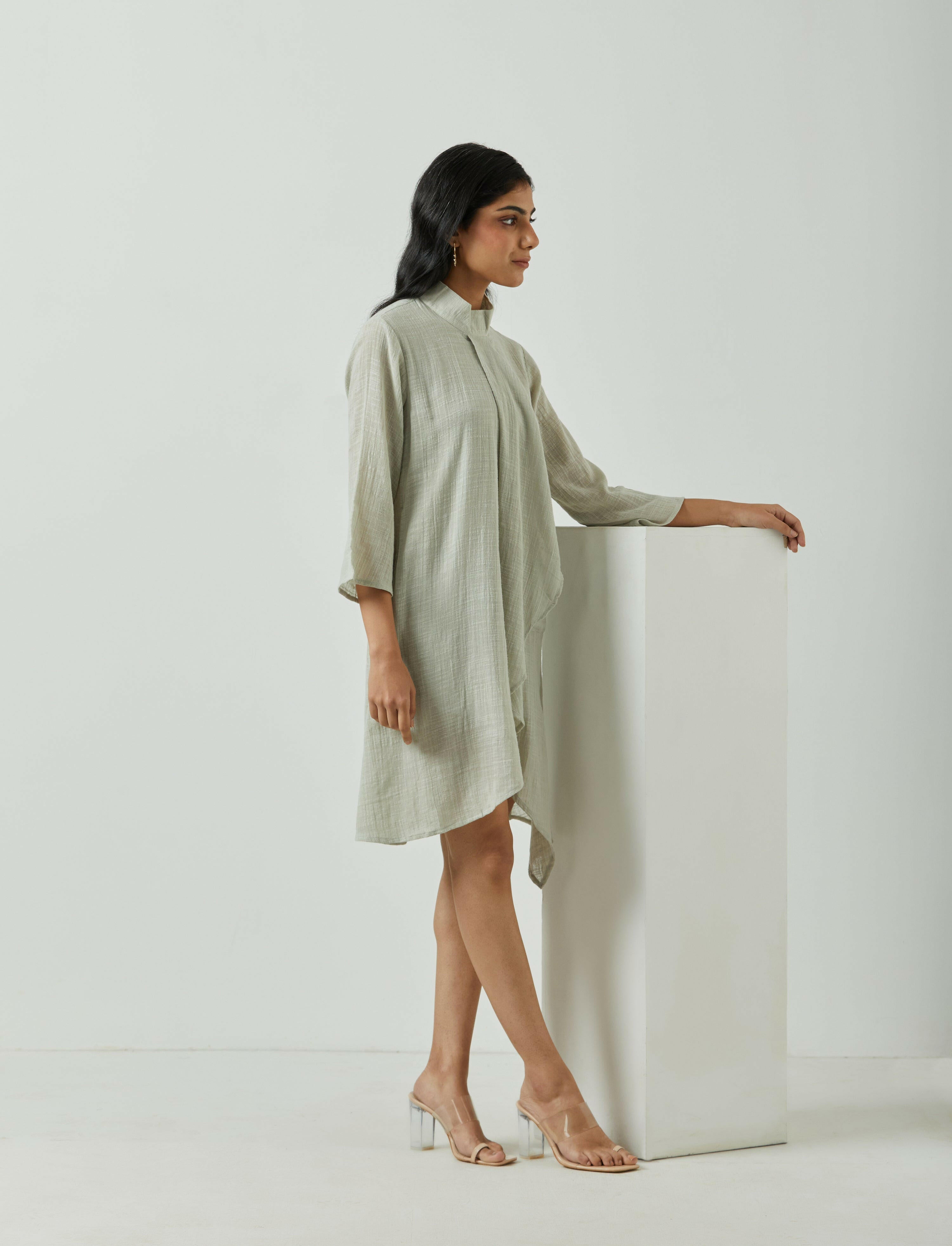 RISA CLOUD POCKET TUNIC DRESS