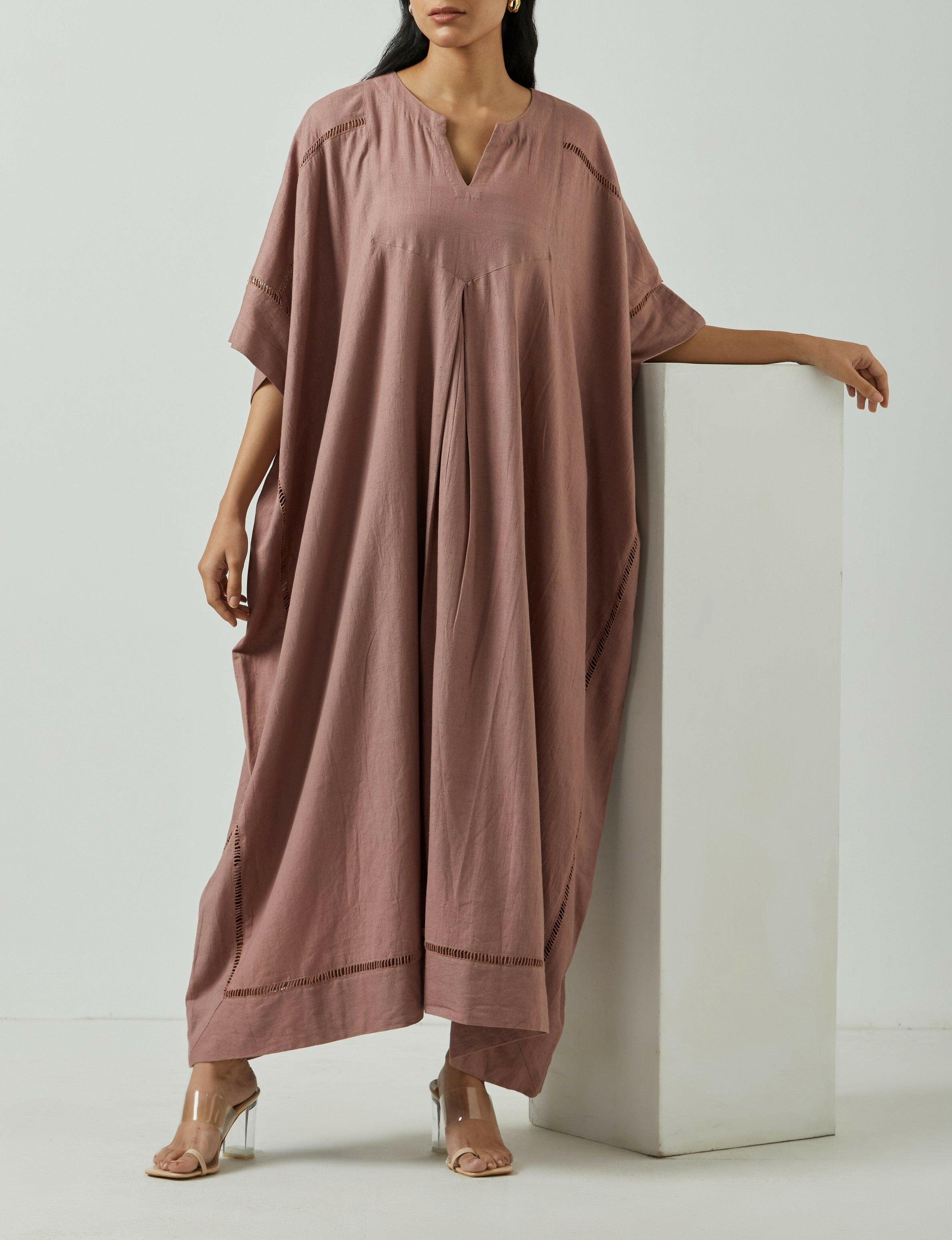 SHIA MAUVE KAFTAN