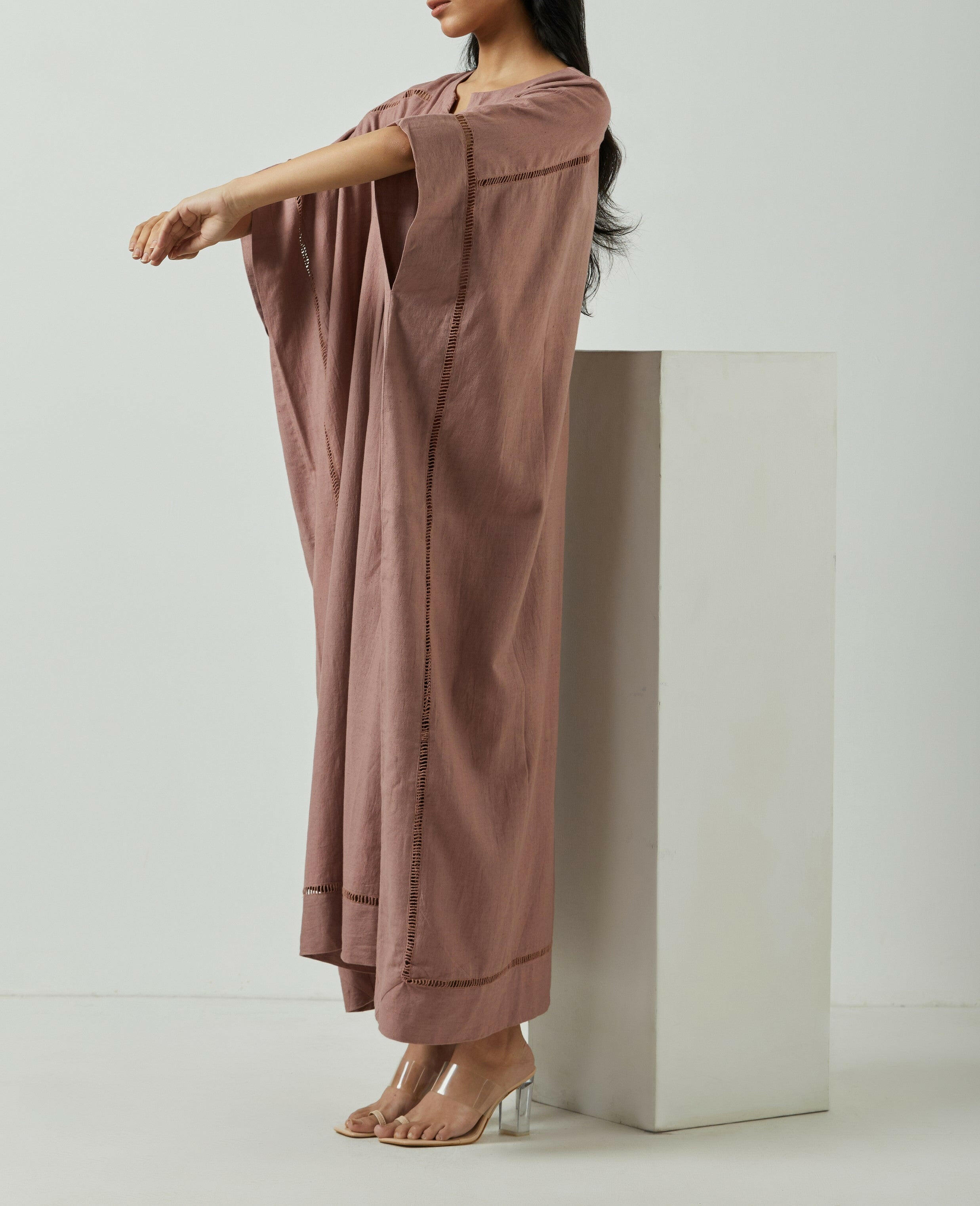 SHIA MAUVE KAFTAN