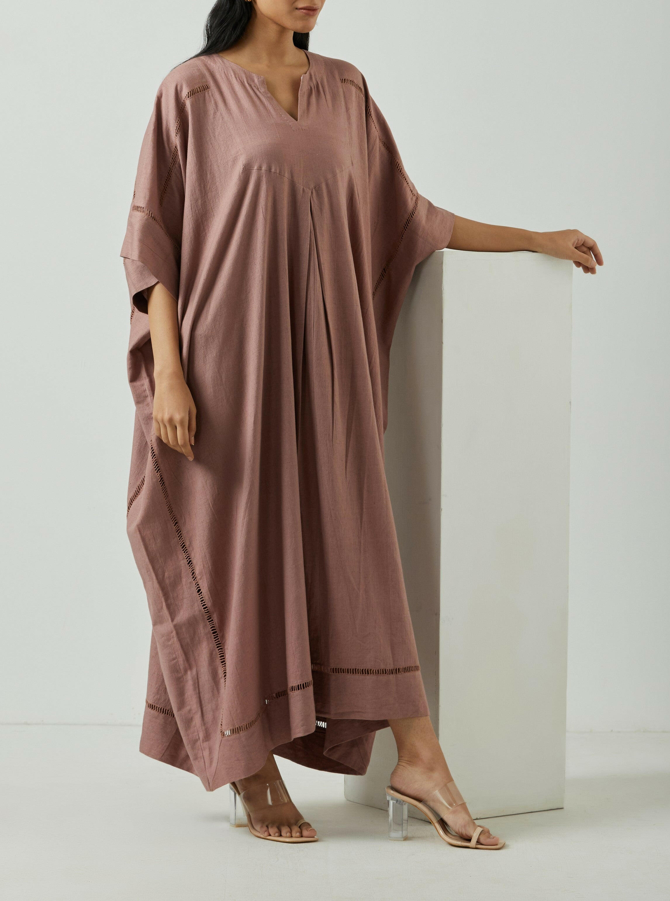 SHIA MAUVE KAFTAN